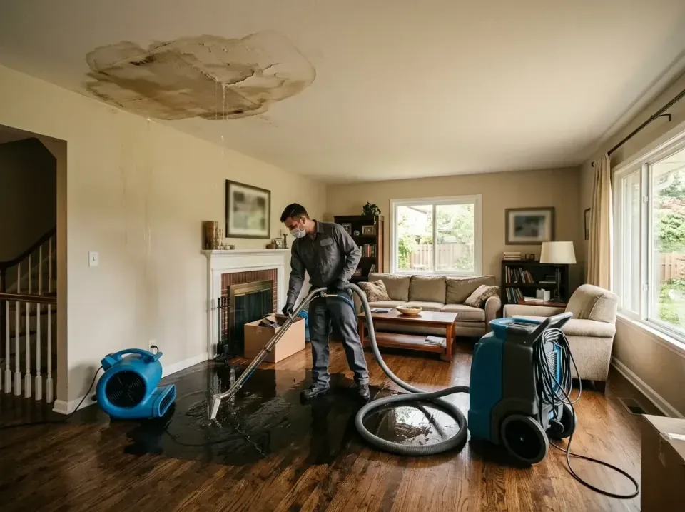 attic-pipe-burst-ceiling-drip-008 — frequently asked questions, Water Damage Restoration & Carpet Care in Oakwood Hills, IL